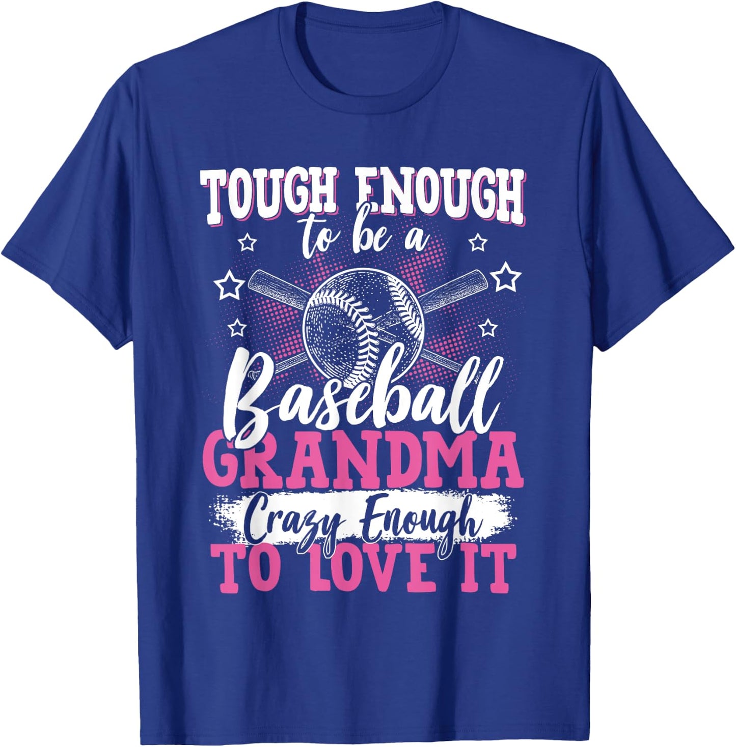 Baseball Player Grandma Grandmother Baseball Enthusiast T-Shirt - T-Shirt | Royal