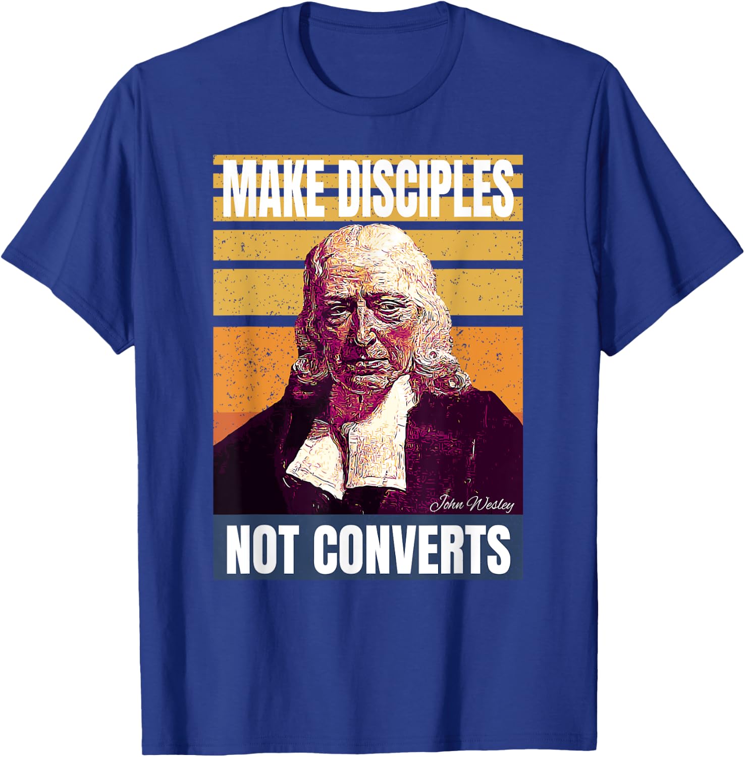John Wesley Methodist T-Shirt - T-Shirt | Royal