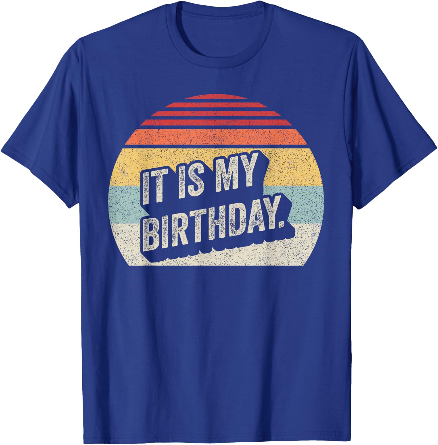 Catch Some Rays Retro Vintage It Is My Birthday T-Shirt - T-Shirt | Royal