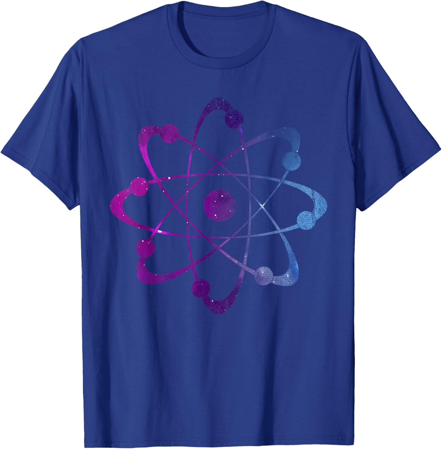 Atom Physicist Scientist Nerd Gift Physics T-Shirt - T-Shirt | Royal