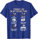 Baseball Player, Things I do in my spare time T-Shirt - T-Shirt | Royal