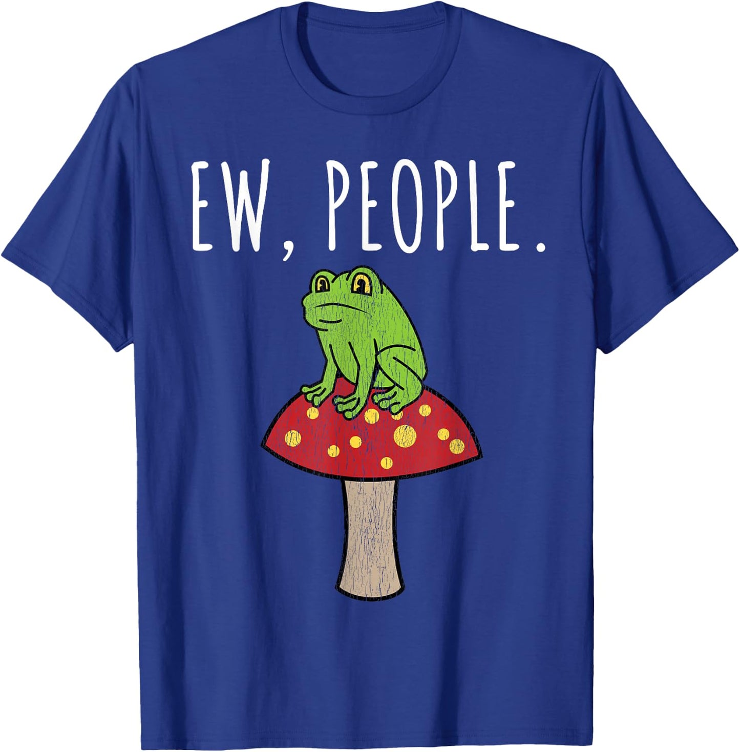 Ew People Frog Mushroom T-Shirt - T-Shirt | Royal