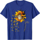 ENDOMETRIOSIS Awareness Sunflower T-Shirt - T-Shirt | Royal