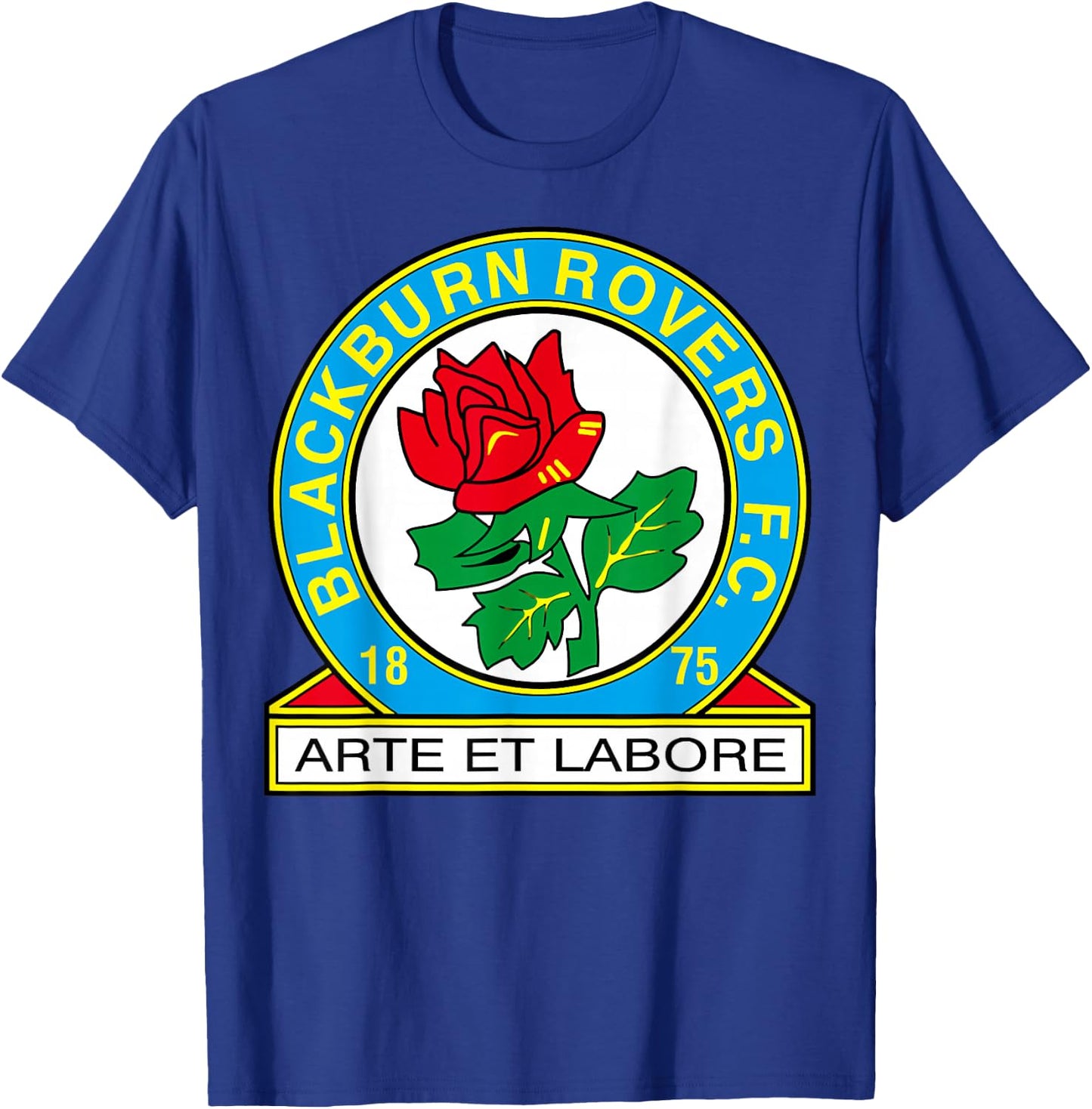 Blackburn Rovers FC logo T-Shirt - T-Shirt | Royal
