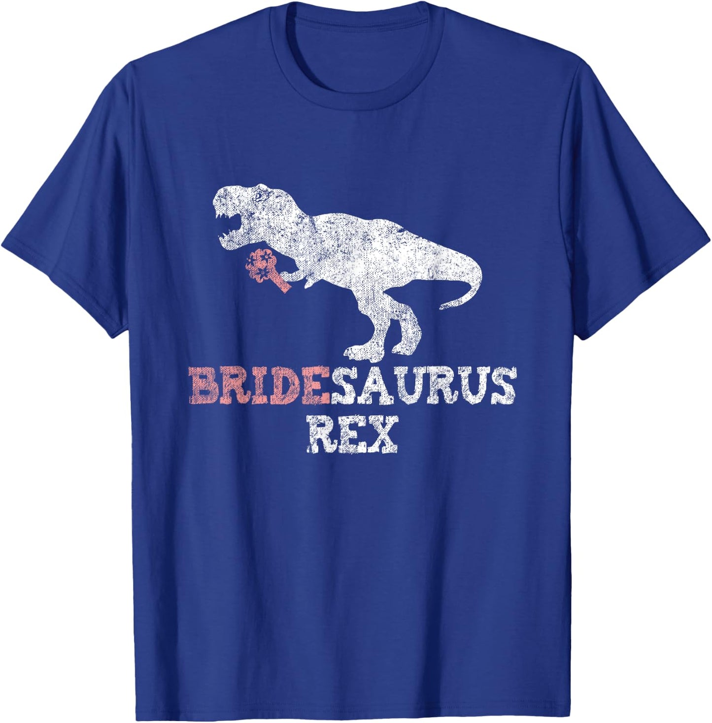 Bridesaurus Rex Vintage Bride Funny Dinosaur Lover T-Shirt - T-Shirt | Royal