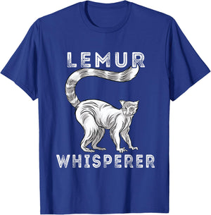 Lemur Whisperer Funny Lemur Lover Lemur Monkey T-Shirt - T-Shirt | Royal