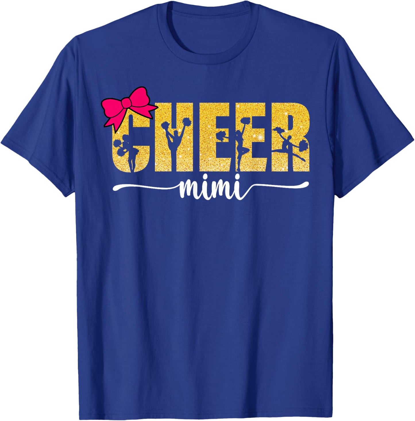 Cheerleader Cheerleading Cheer Mimi T-Shirt - T-Shirt | Royal