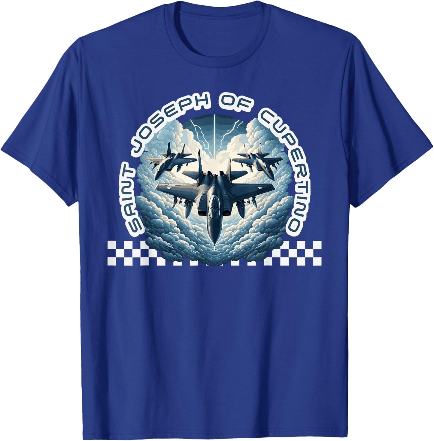 St. Joseph of Cupertino Patron Saint of Pilots Aviators Men T-Shirt - T-Shirt | Royal