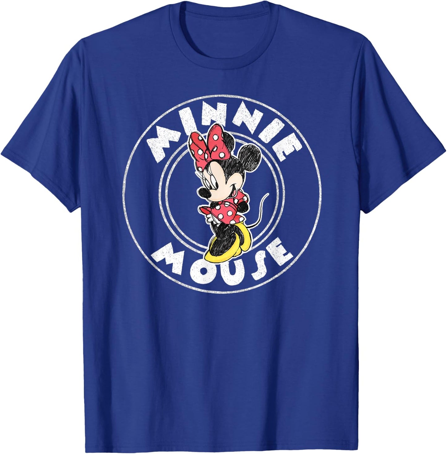 Minnie Mouse - Character Circle T-Shirt - T-Shirt | Royal