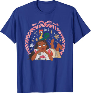 Disney Princess Moana HEI HEI and Pua Holiday T-Shirt - T-Shirt | Royal