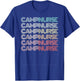 Retro CAMP NURSE Groovy Nursing Student Camping Medical RN T-Shirt - T-Shirt | Royal