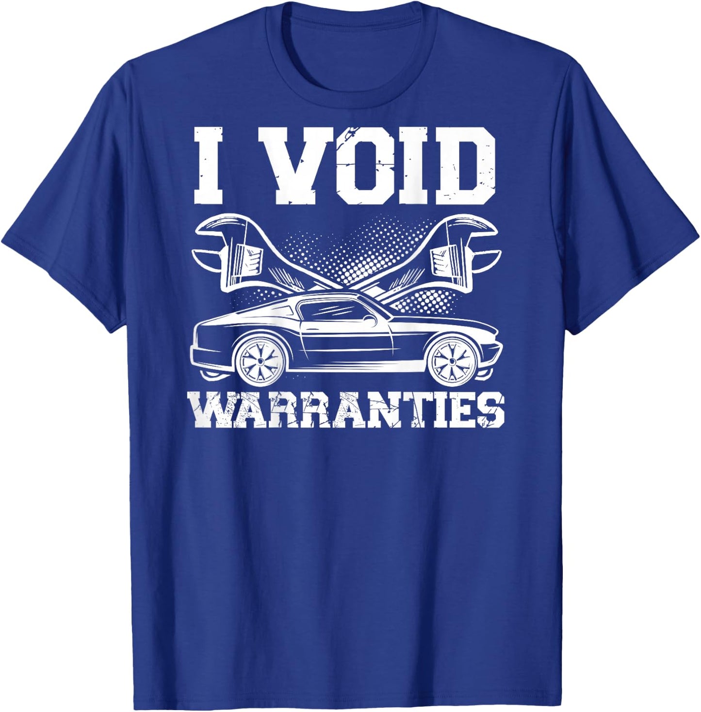 I Void Warranties | Mechanic T-Shirt - T-Shirt | Royal