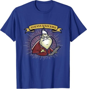 Disney Pixar Monsters Inc. Roz Always Watching Banner T-Shirt - T-Shirt | Royal