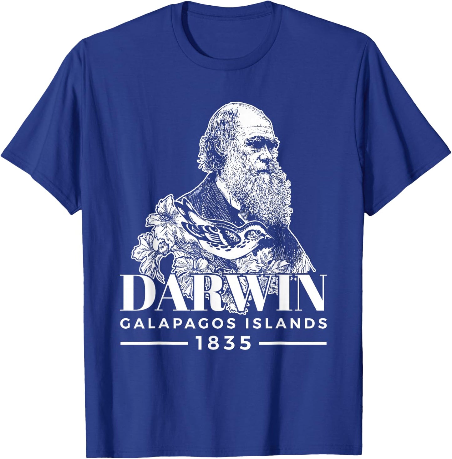 Charles Darwin Shirt Galapagos Island Science Evolution T-Shirt - T-Shirt | Royal