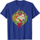 Disney The Muppets Christmas Muppet Group Wreath T-Shirt - T-Shirt | Royal