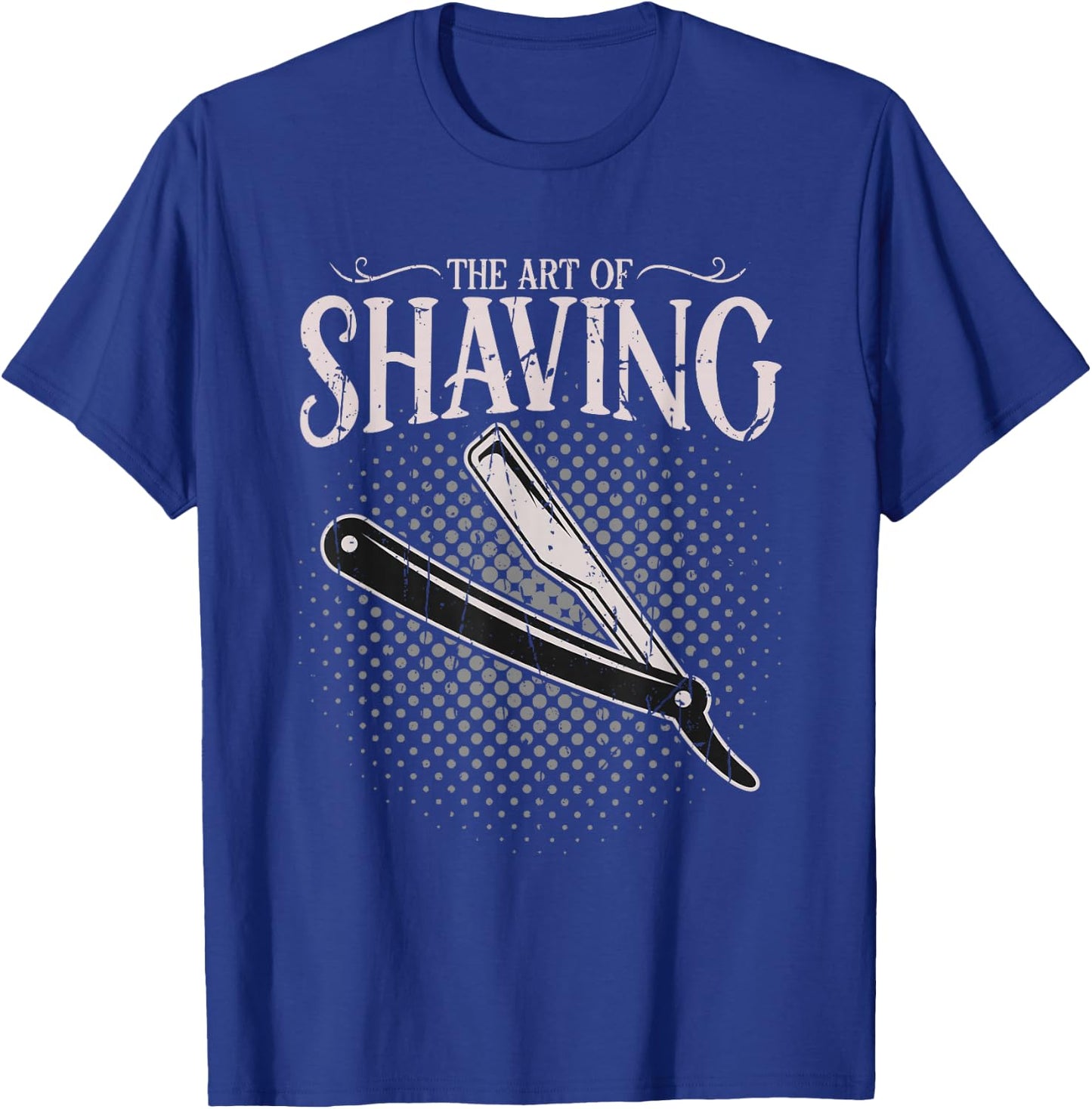 The art of shaving - Barber T-Shirt - T-Shirt | Royal