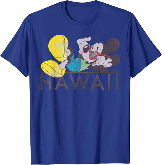 Disney - Cool Mickey Mouse Shades Hawaii T-Shirt - T-Shirt | Royal