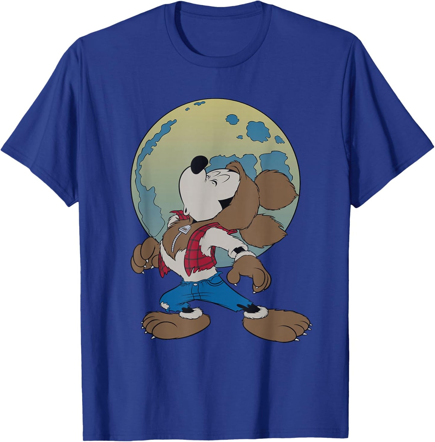 Disney Mickey Mouse Werewolf Halloween Costume T-Shirt - T-Shirt | Royal