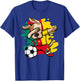 Dabbing Dog Cameroon Soccer Fans Cameroonian Flag Football Men Women Kids T-Shirt - T-Shirt | Royal