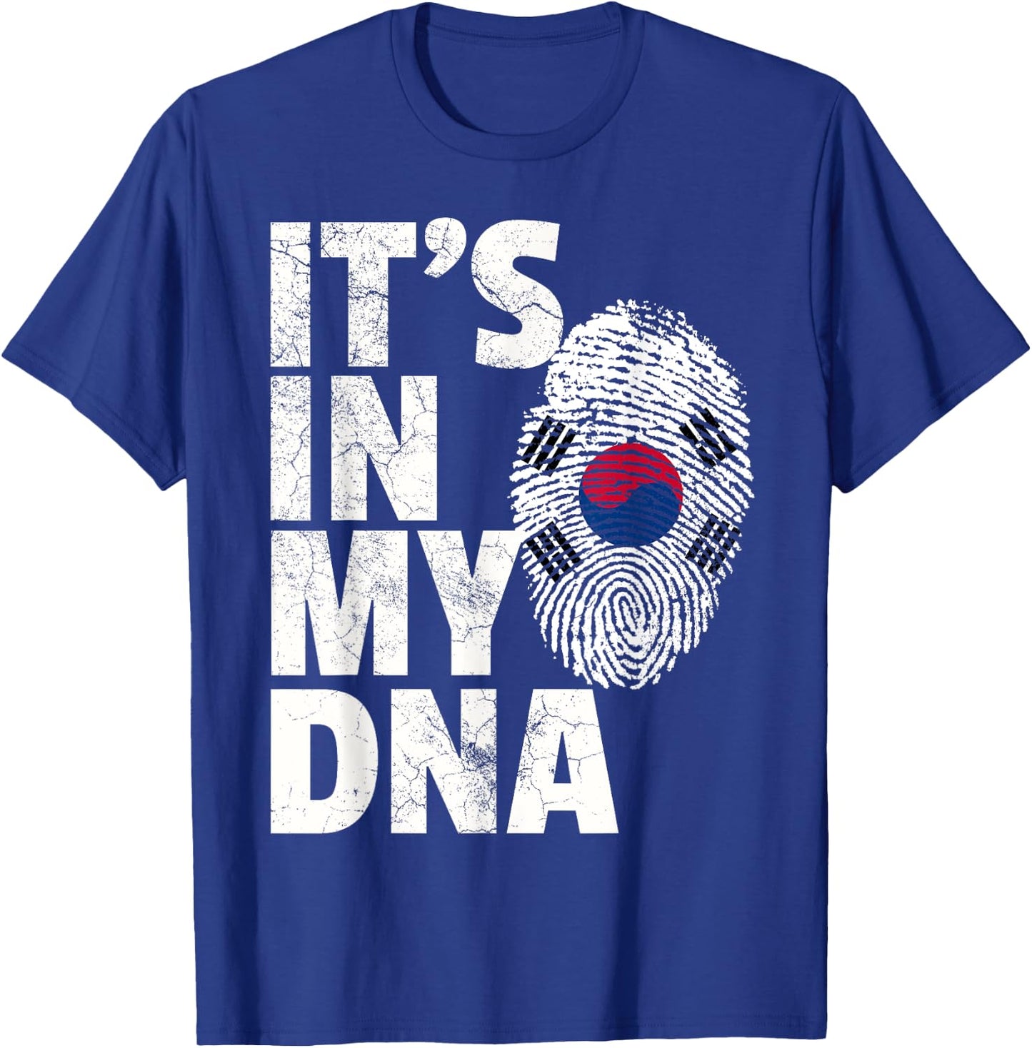 IT'S IN MY DNA South Korea Korean Flag T Shirt Gift Souvenir T-Shirt - T-Shirt | Royal