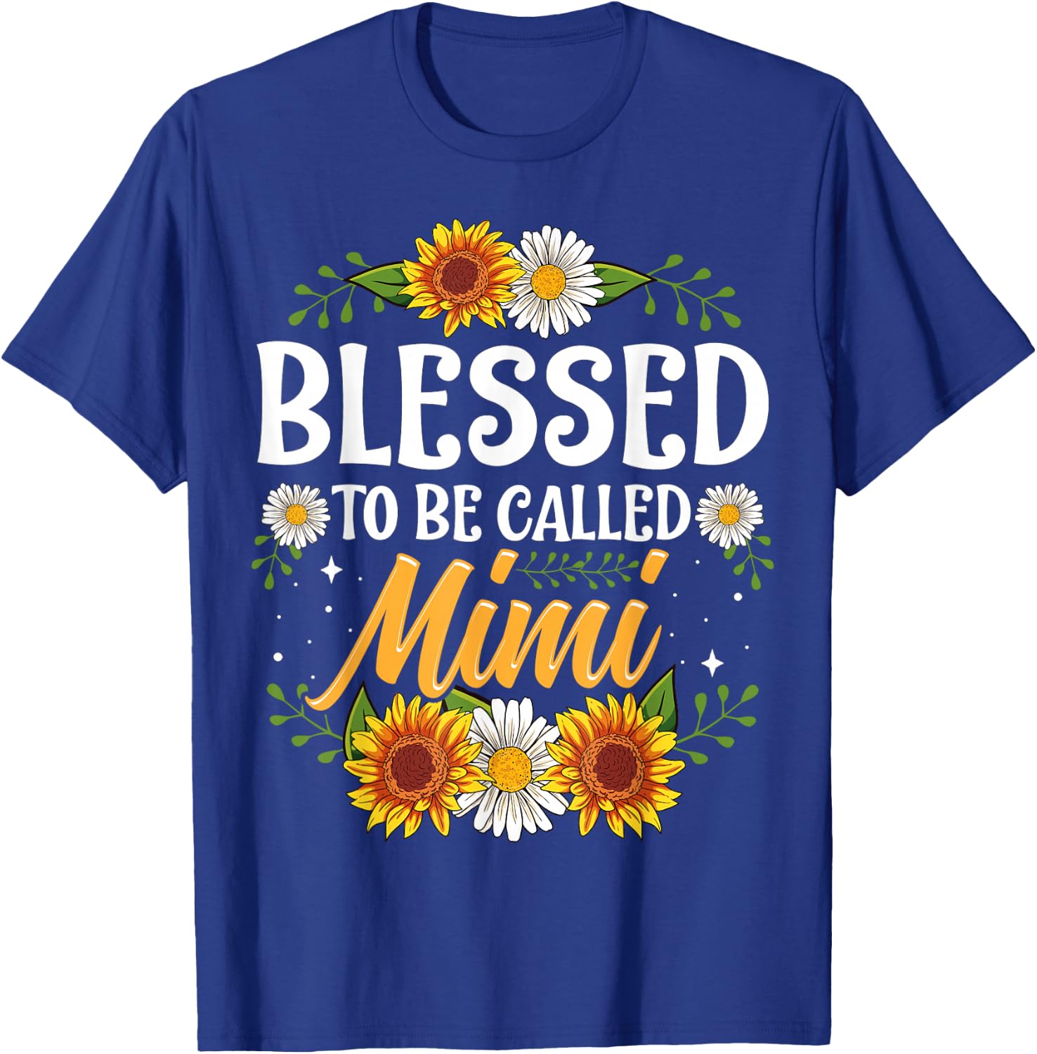 Blessed To Be Called Mimi Shirt Mothers Day T-Shirt - T-Shirt | Royal
