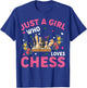 Chess Game Lover Just A Girl Who Loves Chess T-Shirt - T-Shirt | Royal
