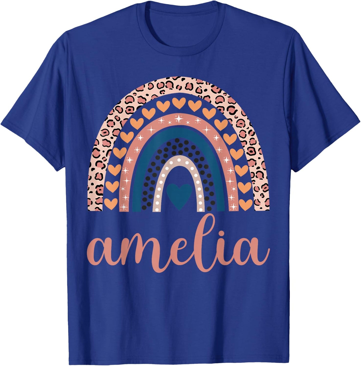 Amelia Amelia Name Birthday Shirt Gift T-Shirt - T-Shirt | Royal