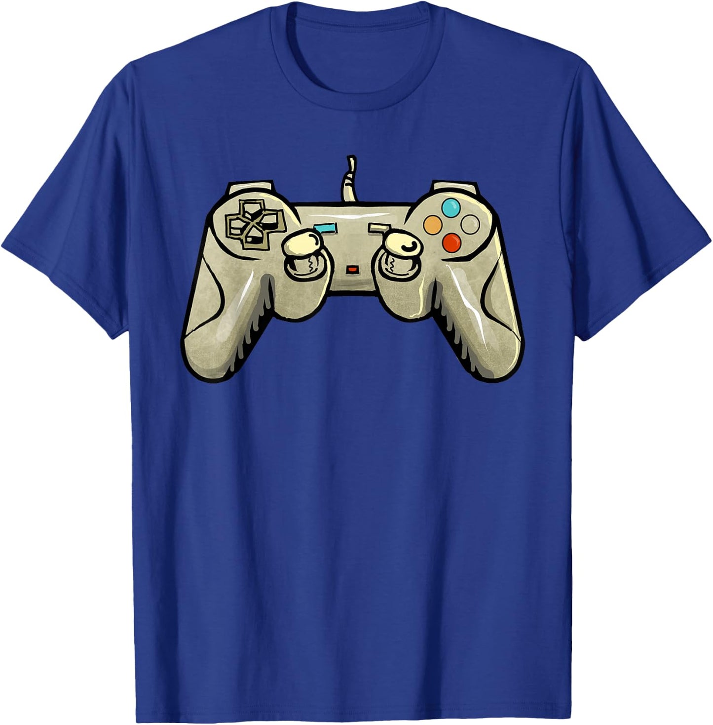 Funny Game Controller Video Gamer Gaming Techy Nerd Gifts T-Shirt - T-Shirt | Royal