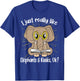 I just really like Elephants and Books, OK? Elephant T-Shirt - T-Shirt | Royal
