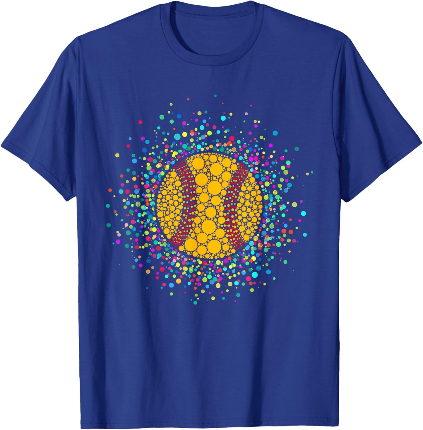 Funny Polka Dots Softball Lover Fan Happy Dot Day Boys Kids T-Shirt - T-Shirt | Royal