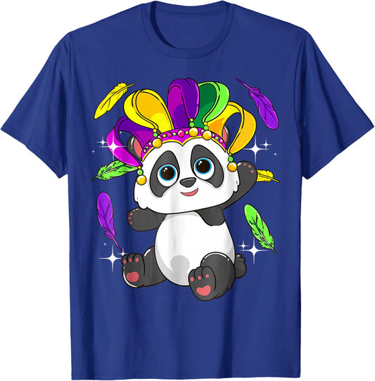 Mardi Gras Panda Lover New Orleans Louisiana Anima T-Shirt - T-Shirt | Royal