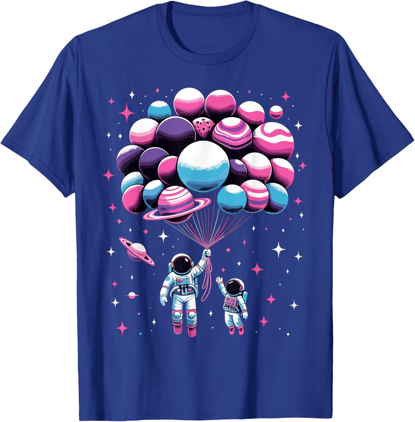 Astronaut Spaceman Funny Space Solar System Astronomy T-Shirt - T-Shirt | Royal