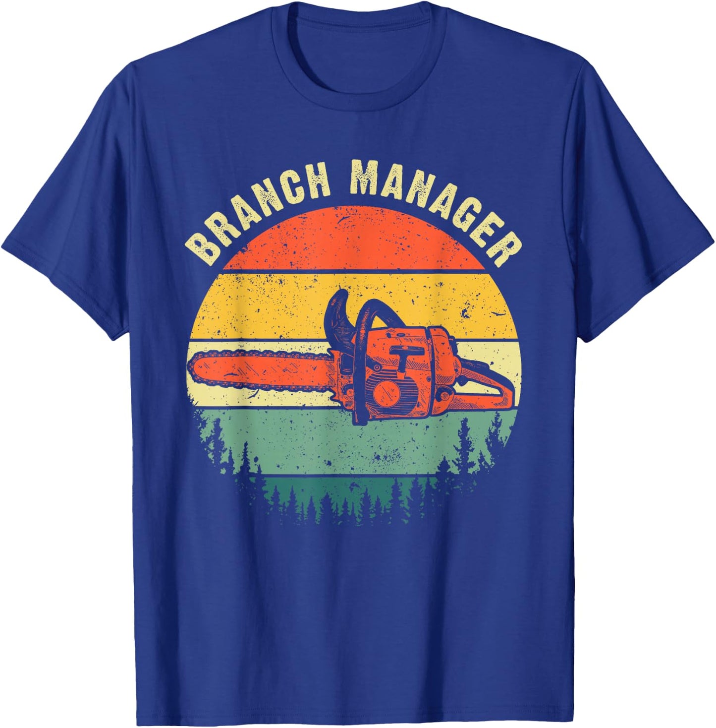Cool Lumberjack Art Men Women Arborist Logger Branch Manager Small T-Shirt - T-Shirt | Royal