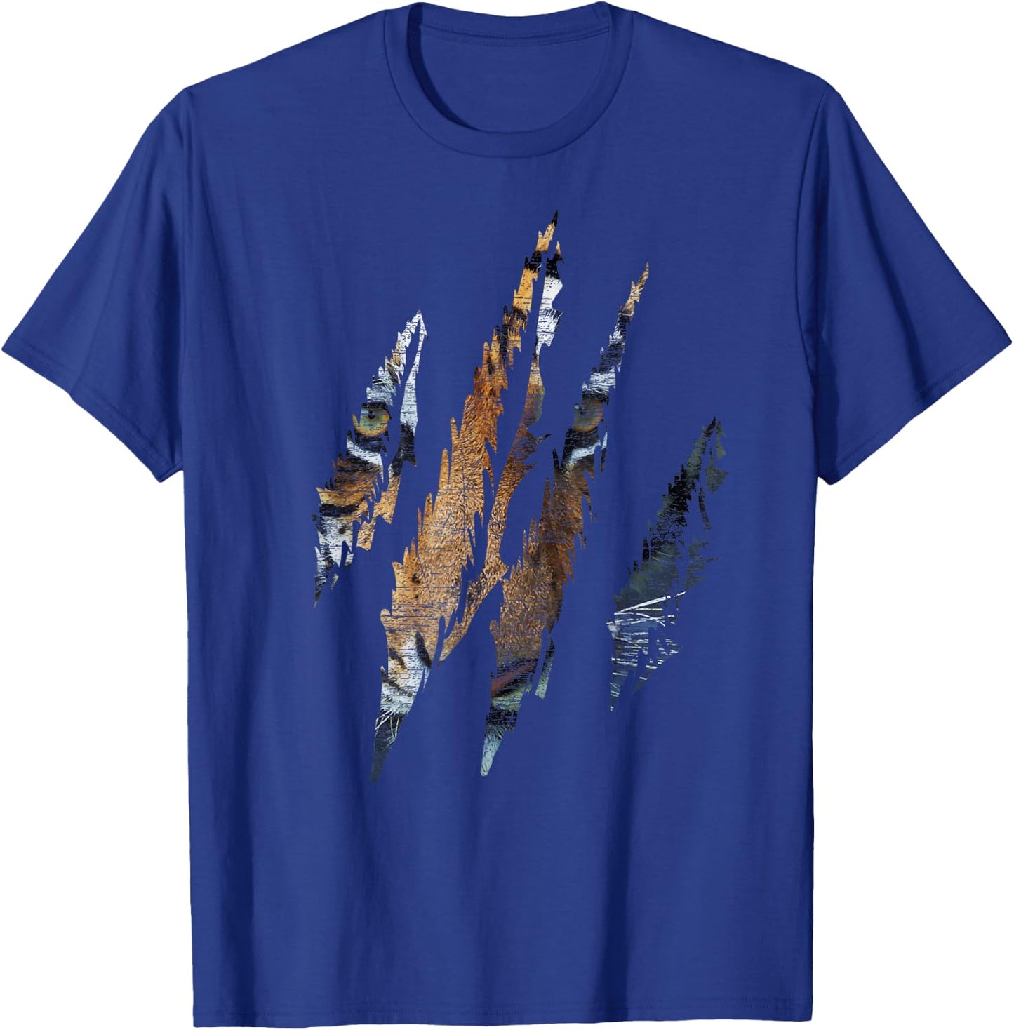 Tiger Shirt Claw Animal Cat Men Women Kids T-Shirt - T-Shirt | Royal