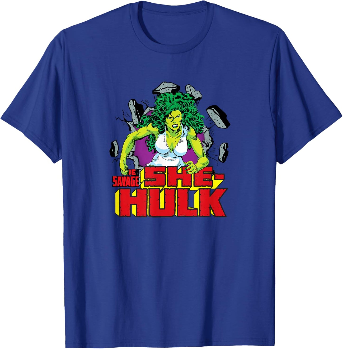 Marvel The Savage She-Hulk Retro Comic T-Shirt - T-Shirt | Royal