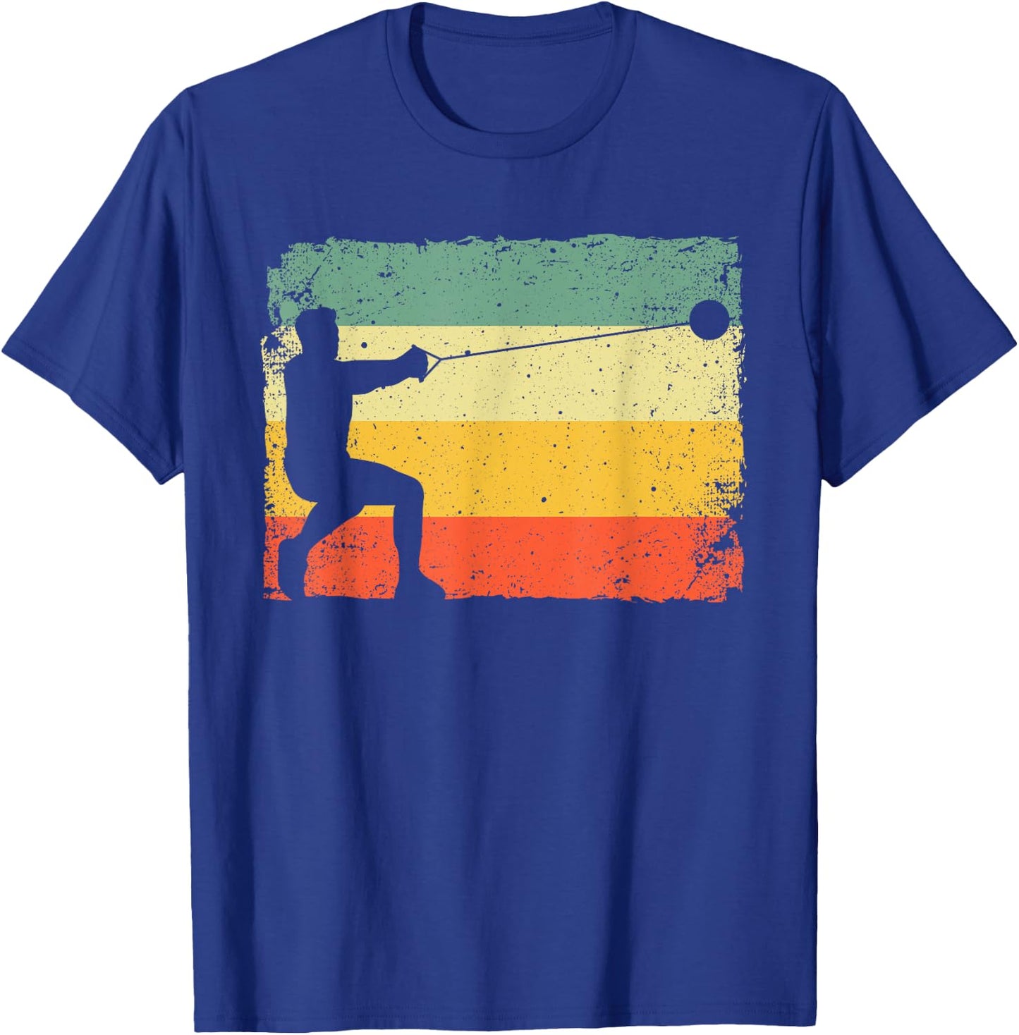 Funny Hammer Track And Field Design Men Women Hammer Thrower T-Shirt - T-Shirt | Royal