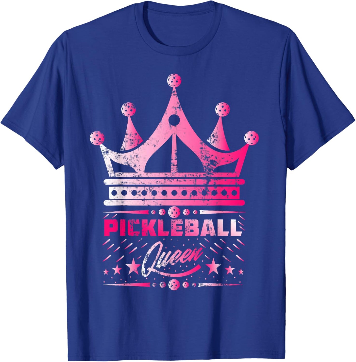 Pickleball Queen Pickleball Player Paddleball T-Shirt - T-Shirt | Royal