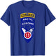 11th Airborne Division Patch & Ranger Tab - Arctic Angels T-Shirt - T-Shirt | Royal