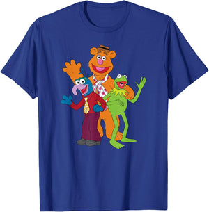 The Muppets - Kermit Fozzie Gonzo Trio T-Shirt - T-Shirt | Royal
