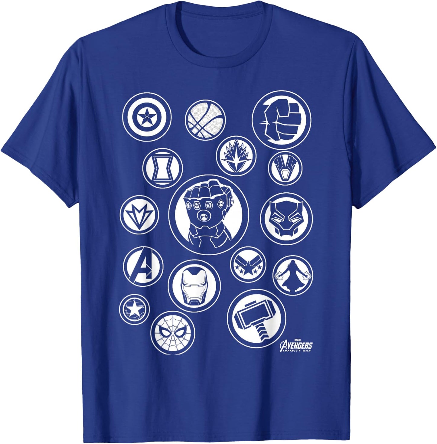 Marvel Avengers Infinity War Tonal Hero Icon Graphic T-Shirt - T-Shirt | Royal