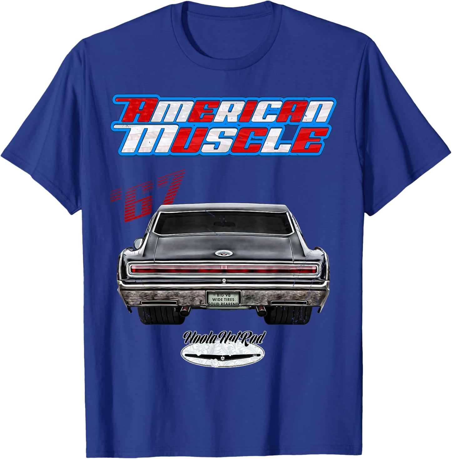 1967 Charger,Super Bee,Hot Rod,Muscle Car,Magnum,Wedge,R/T T-Shirt - T-Shirt | Royal