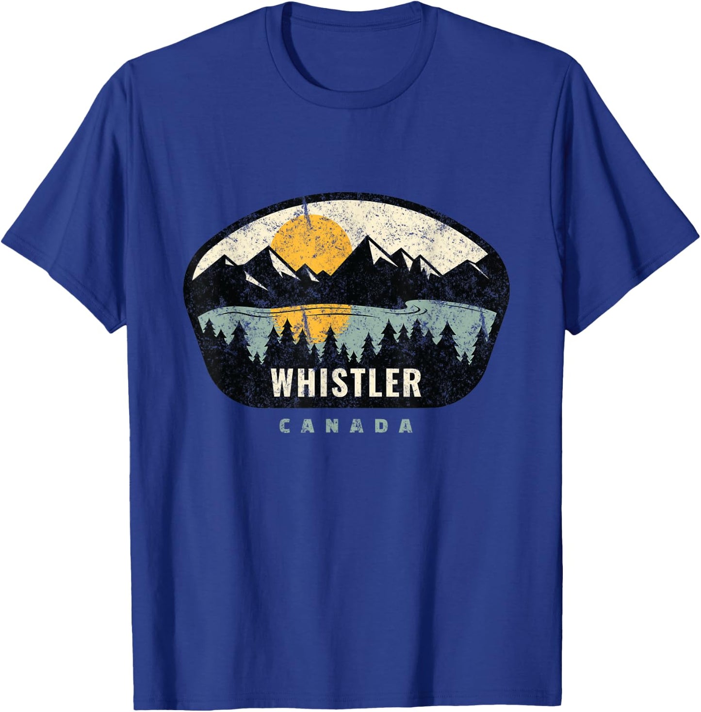 Whistler Canada, BC Canada Vacation Souvenir T-Shirt - T-Shirt | Royal