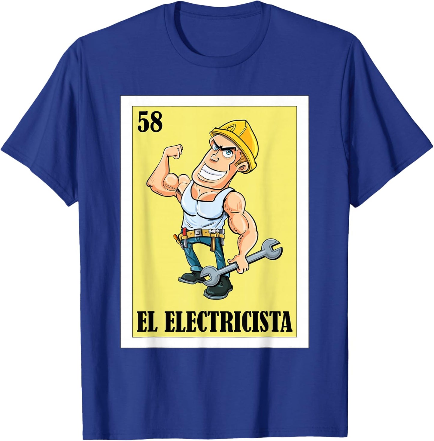 Funny Mexican Design for Electricians - El Electricista T-Shirt - T-Shirt | Royal