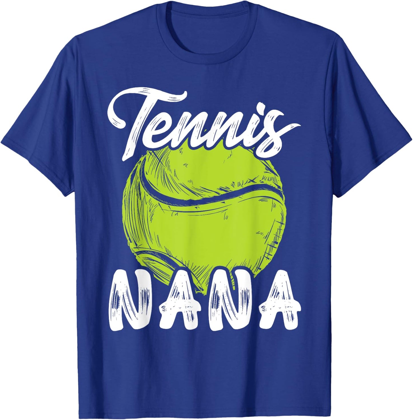 Tennis Nana Women Family Matching Set Tennis Ball Player T-Shirt - T-Shirt | Royal