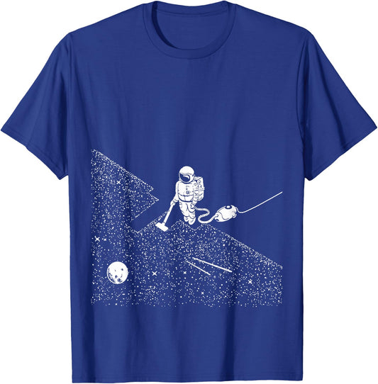 Space Vacuuming T-Shirt - T-Shirt | Royal