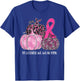 In October We Wear Pink Ribbon Pumpkin Breast Cancer T-Shirt - T-Shirt | Royal