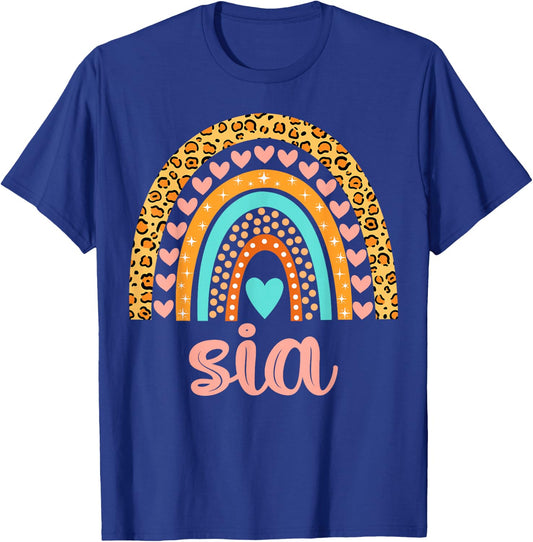Sia Sia Name Birthday Shirt Gift T-Shirt - T-Shirt | Royal