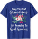 Only The Best Grandmas Get Promoted to Great Grandma Small T-Shirt - T-Shirt | Royal