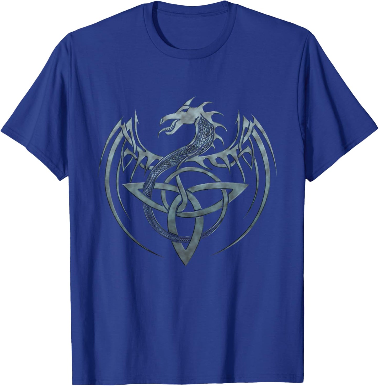 Tribal Celtic Knot Fantasy Mythical Dragon T-Shirt - T-Shirt | Royal