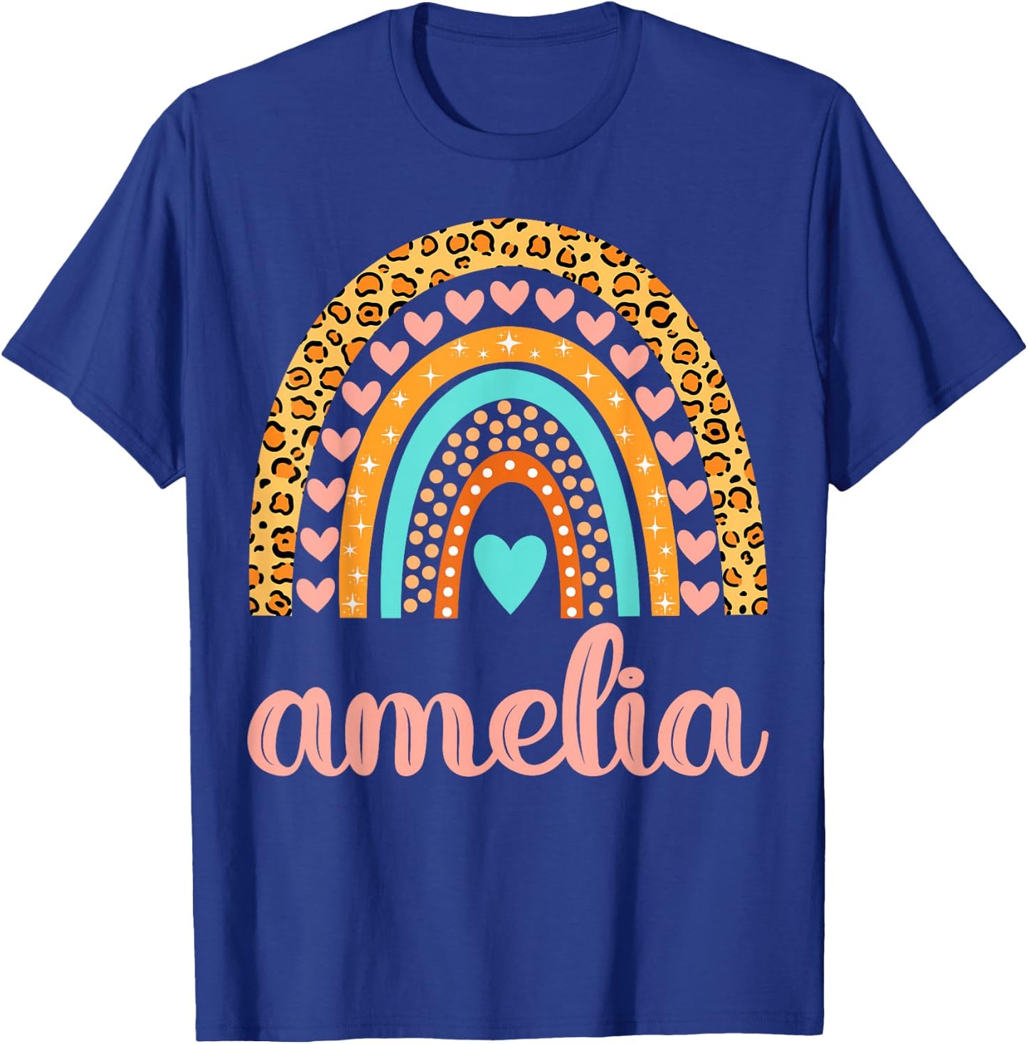 Amelia Amelia Name Birthday Shirt Gift T-Shirt - T-Shirt | Royal